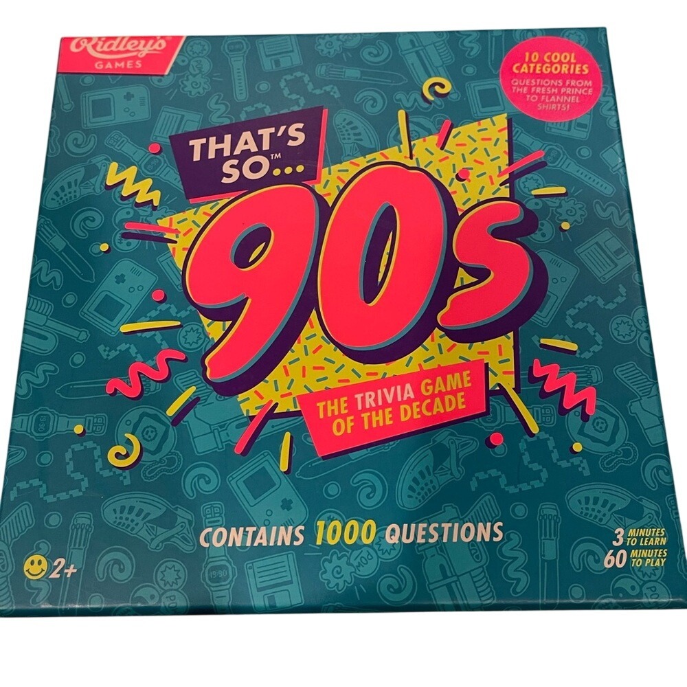 Ridley's‎ That's So 90s Trivia Game